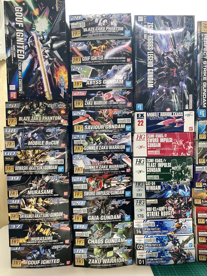 レジェンドガンダム　等　機動戦士ガンダムSEEDシリーズ　合計44点