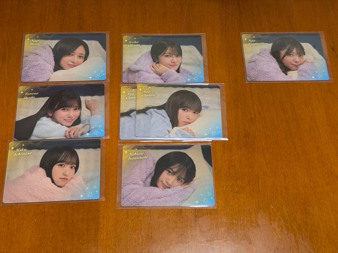 乃木坂　久保史緒里卒業コンサート モバイルB賞 両面フォトカード　バラ売り