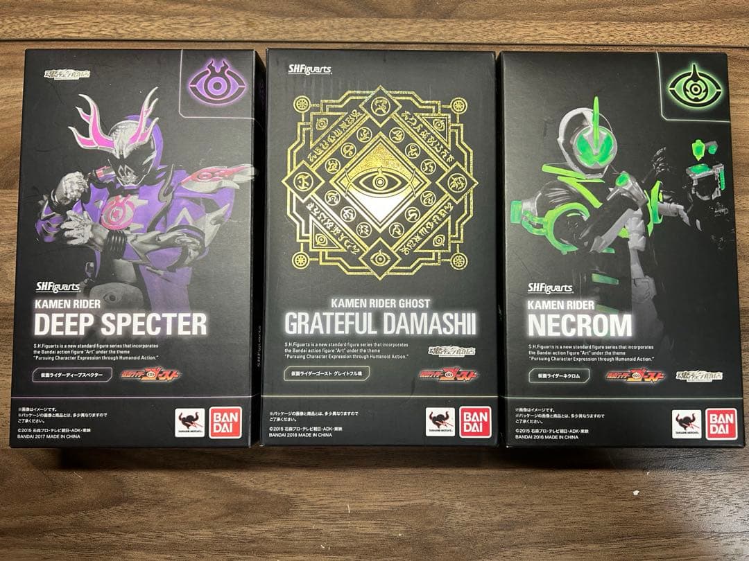 S.H.Figuarts 仮面ライダーゴースト グレイトフル魂他2点