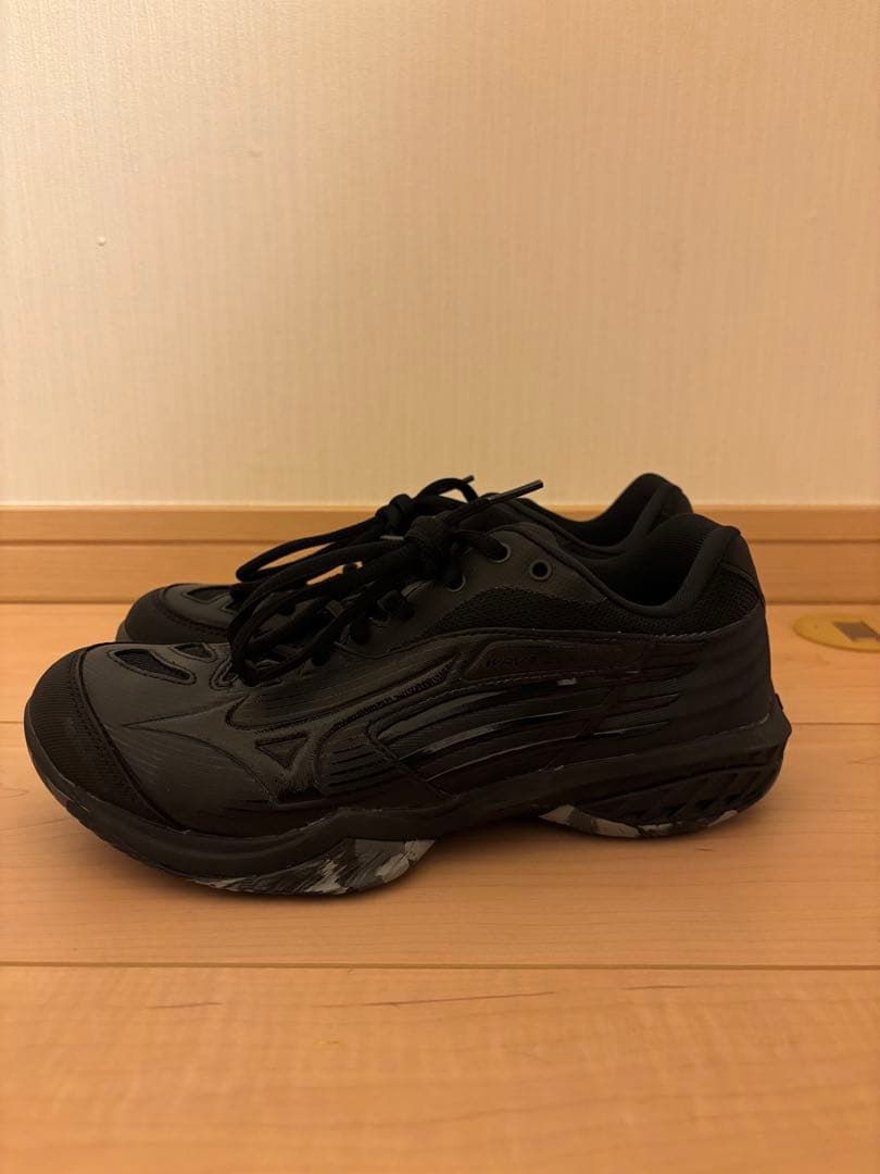 未使用MIZUNO ミズノWAVE CLAW PRO オールブラック 23.5