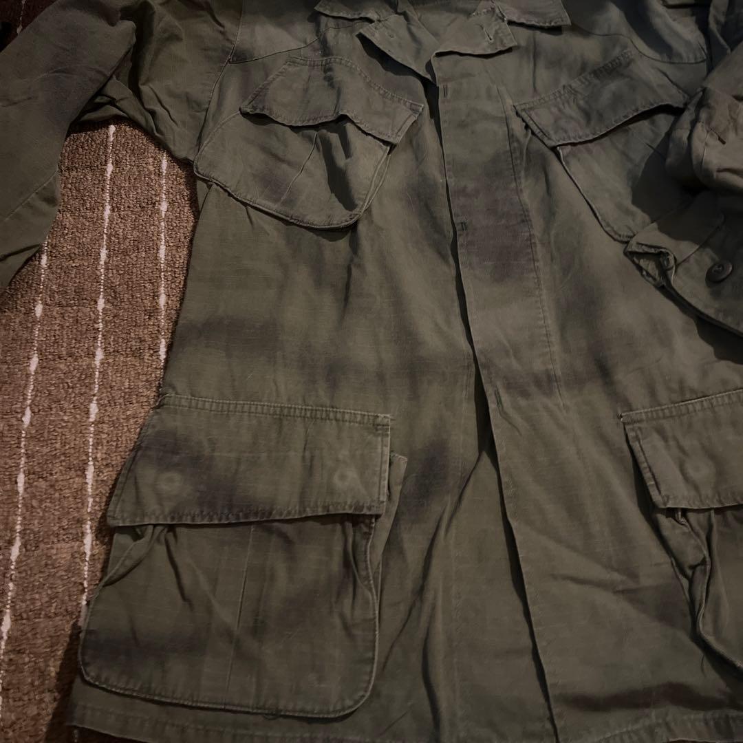 60S ベトナム戦　実物　SOG スプレー迷彩　ジャングルファティーグ　特殊部隊
