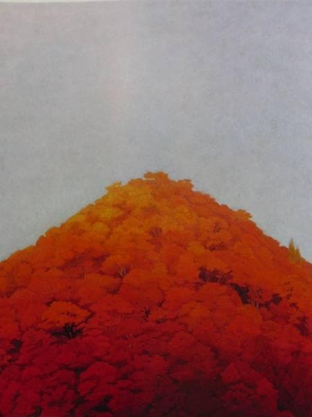 東山魁夷、秋翳、限定、大判額装画版、版上落款入