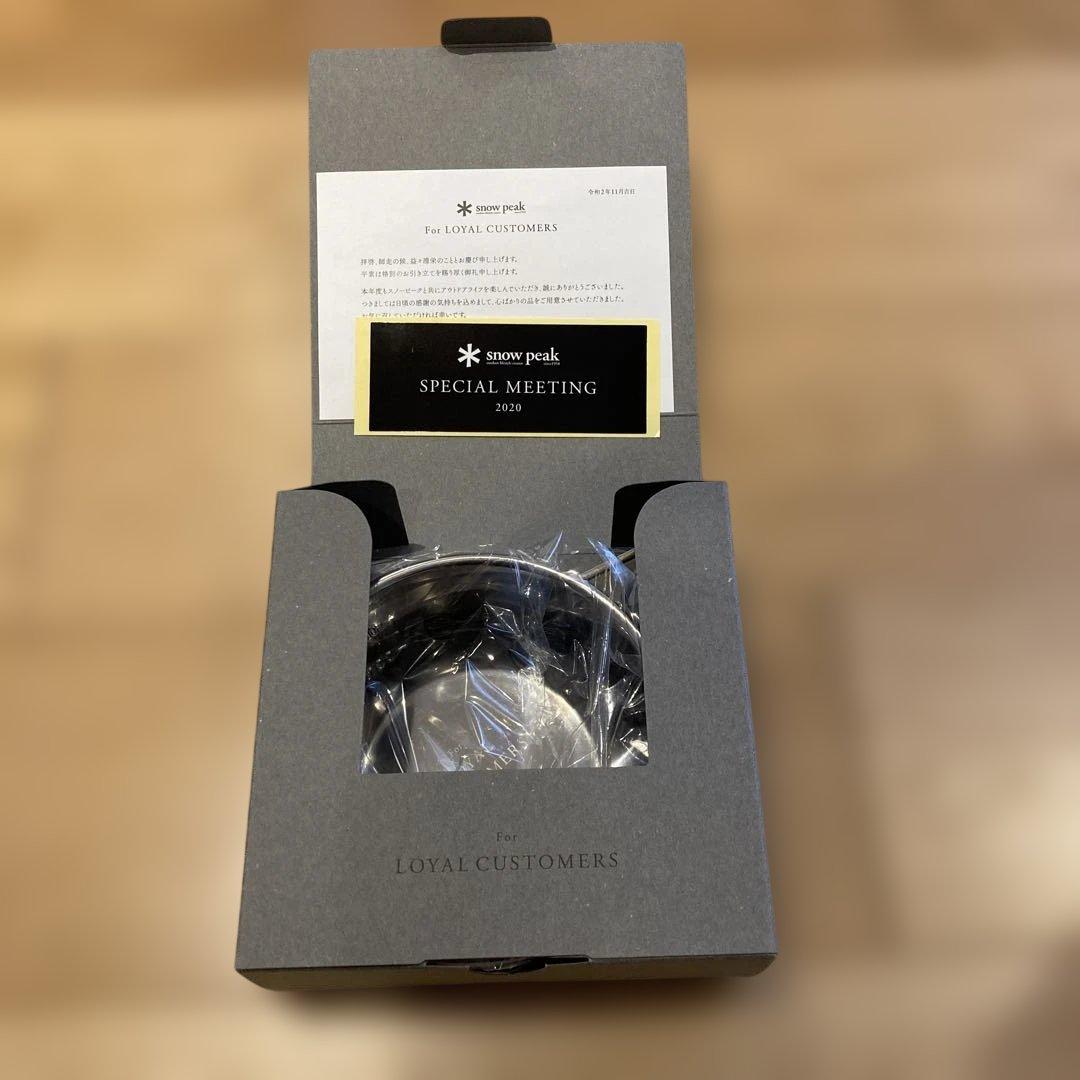非売品 限定品 新品 未使用 ミラーポリッシュシェラカップ スノーピーク