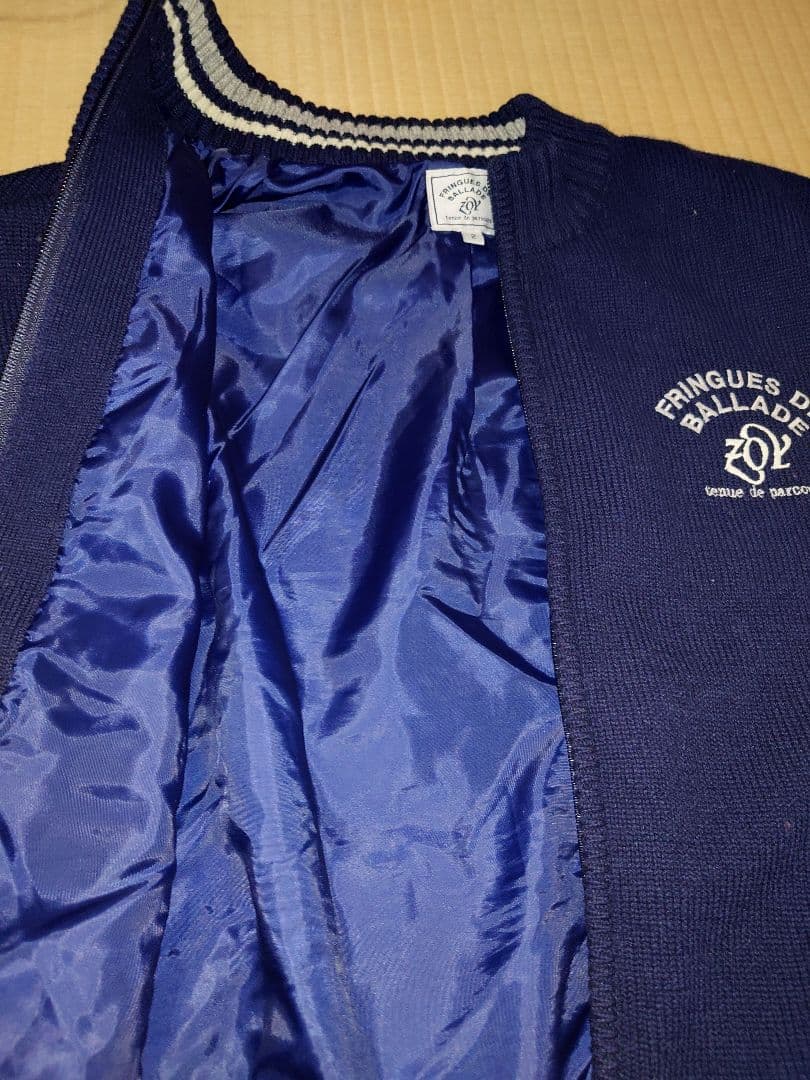 ZOY ネイビージップアップブルゾン サイズ2