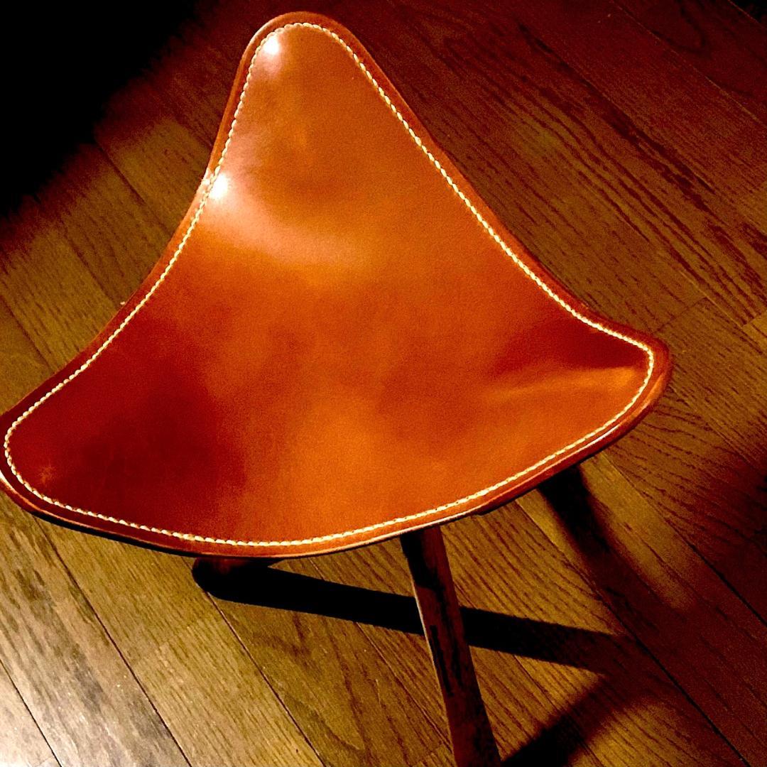 【焚き火チェア】エイジングヌメ basta_redskapet ブラウン