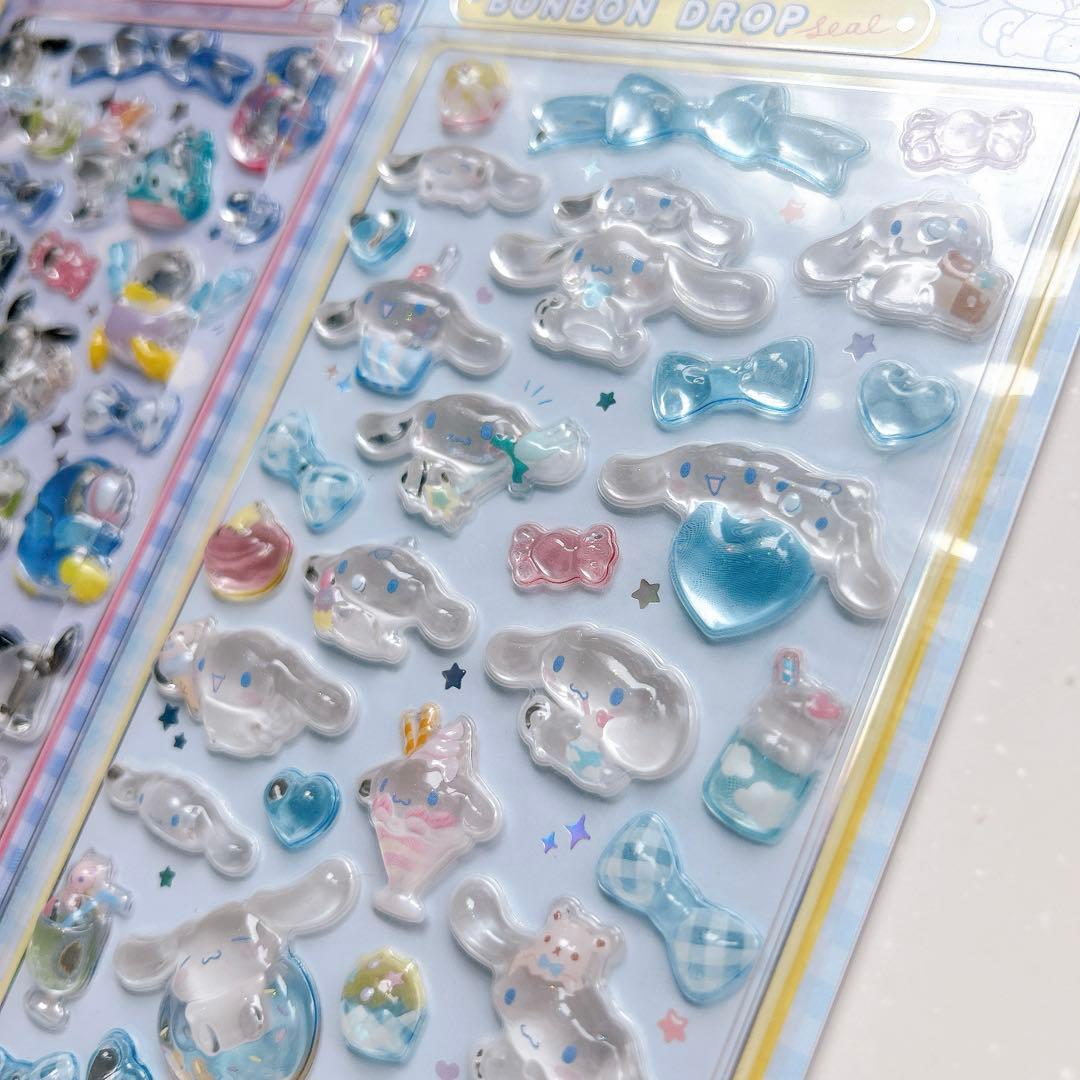 【タイムセール】正規品 ボンボンドロップシール サンリオ 第2弾 全8種セット