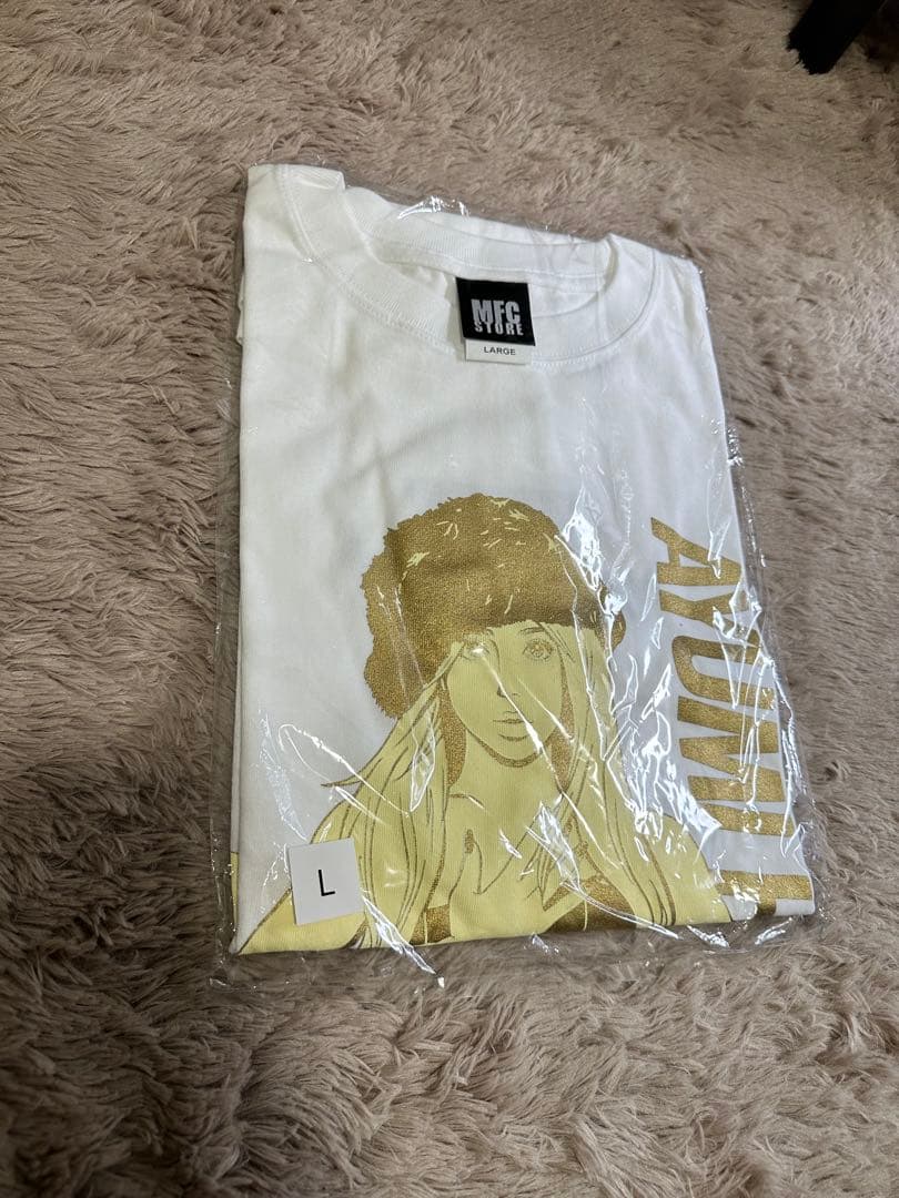 【新品未使用】浜崎あゆみMFCコラボTシャツ北京限定（白）ペンライト付き