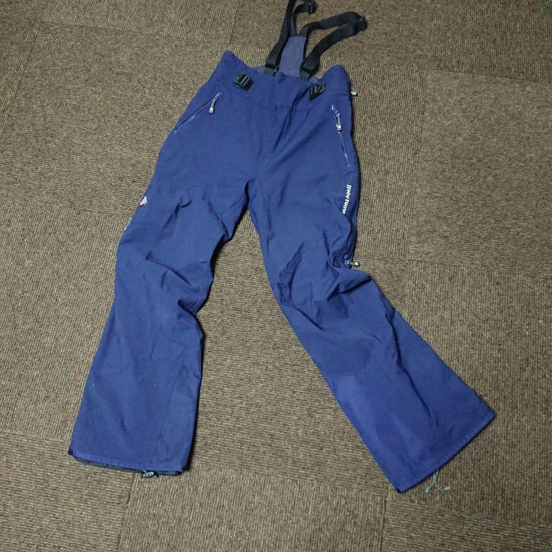 送料無料【mont-bell】レディーススキーパンツ 紺 M