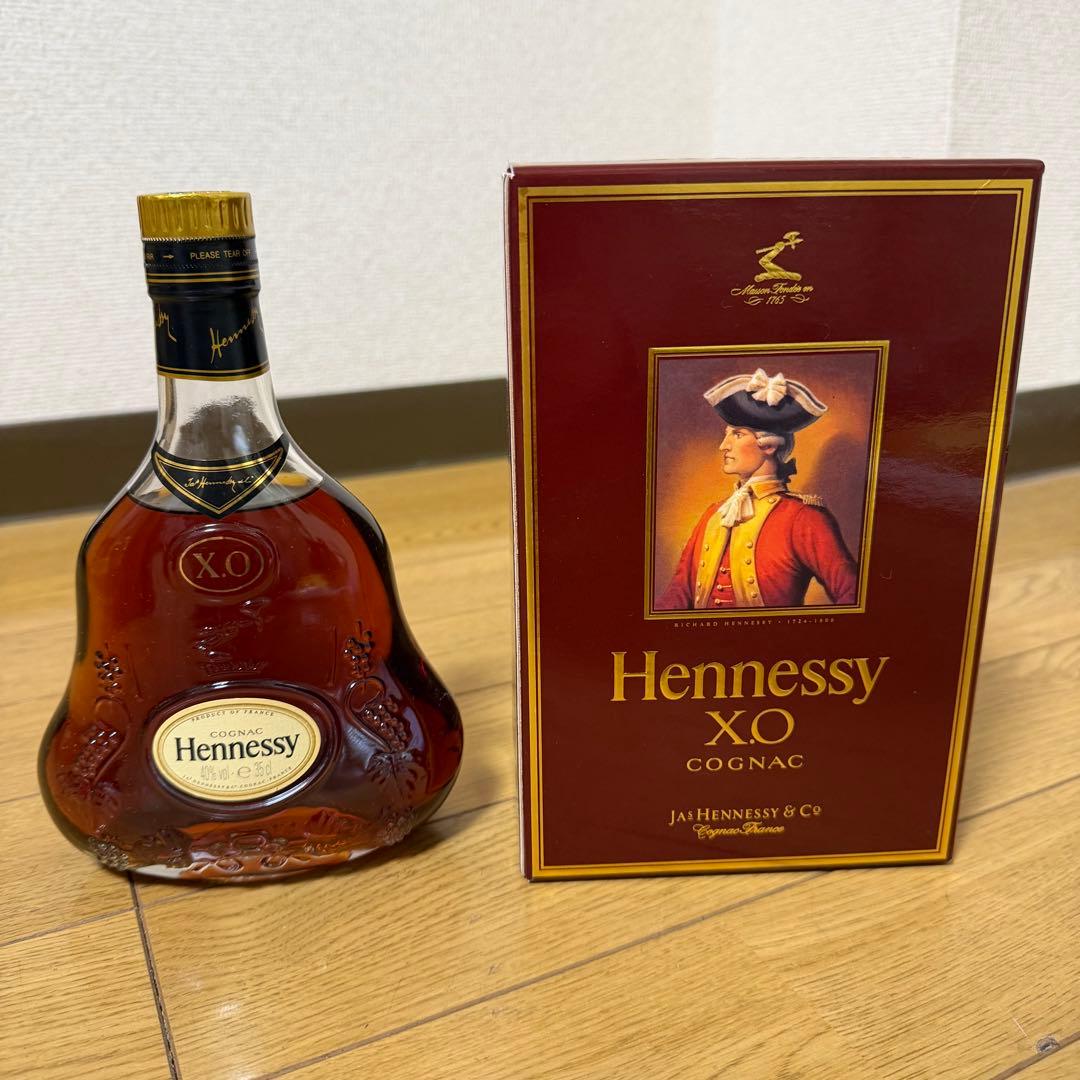 【未開栓・箱付】ヘネシー XO 金キャップ コニャック