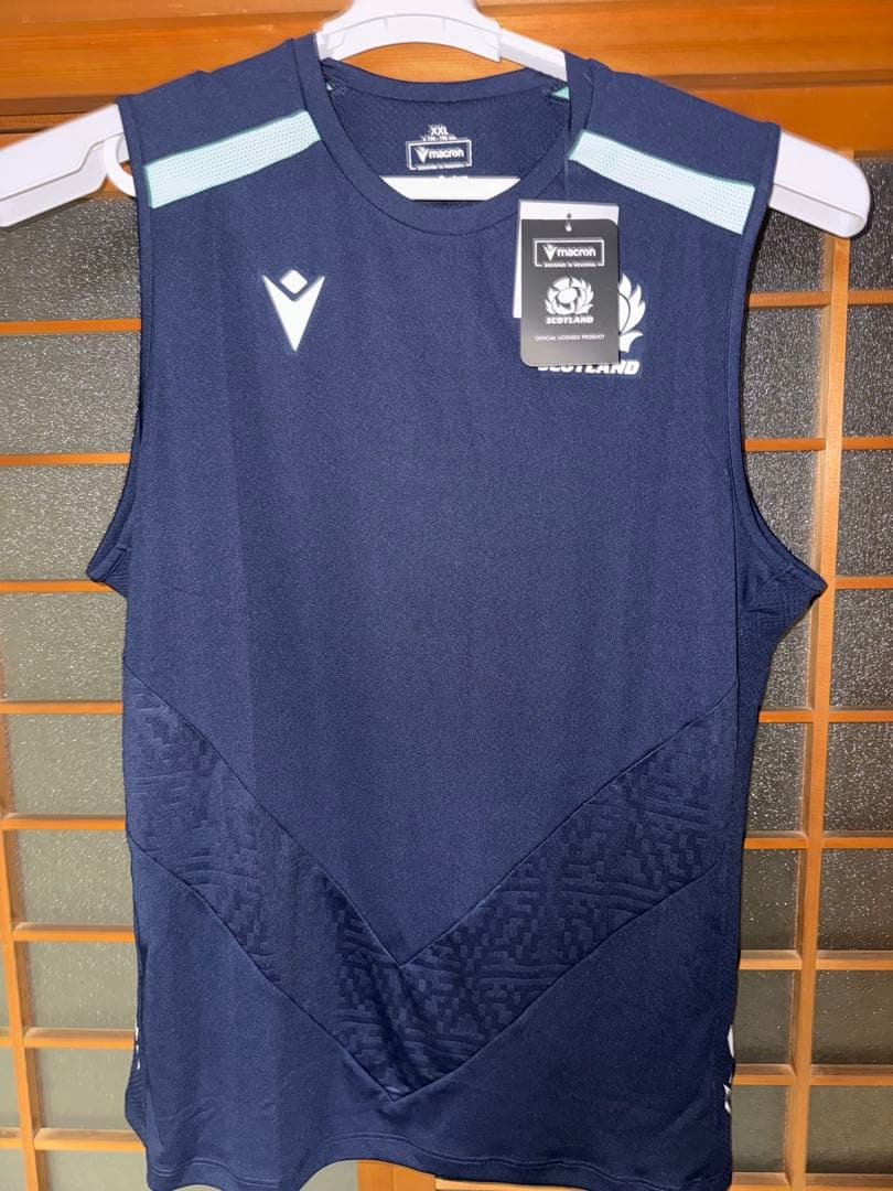 マクロン スコットランド代表 XXL シングレット ネイビー