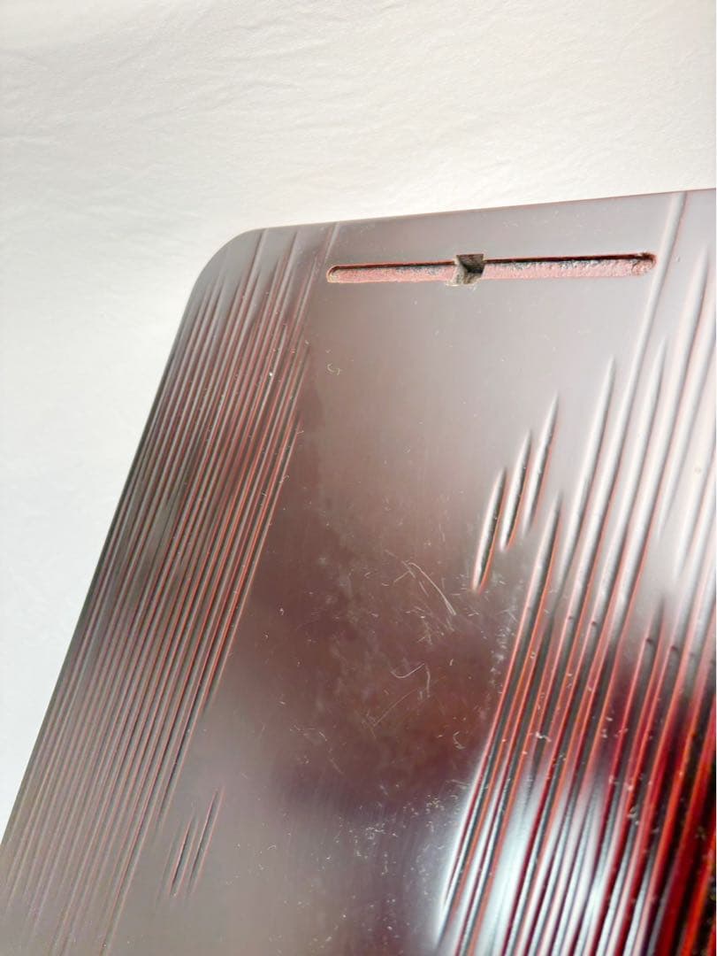 茶道具 碌々斎好写 糸巻棚 青漆爪紅 茶道具 即中斎好 溜塗 小四方棚 元箱