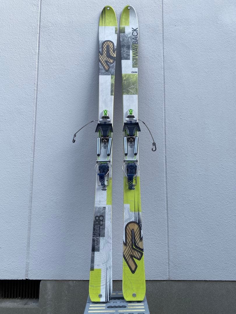 K2 WAYBACK88 174㎝ テレマーク　クライミングスキン付き