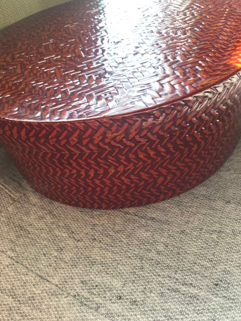 藍胎漆器　未使用に近い直径２９㎝工芸品