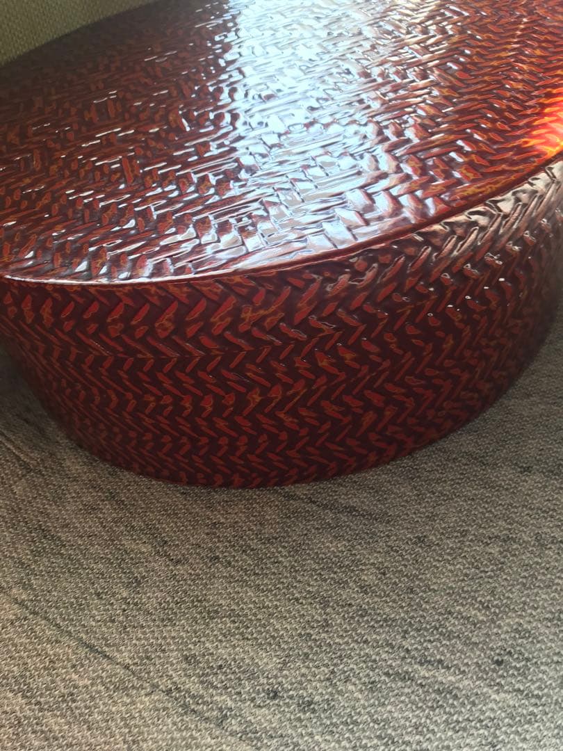 藍胎漆器　未使用に近い直径２９㎝工芸品