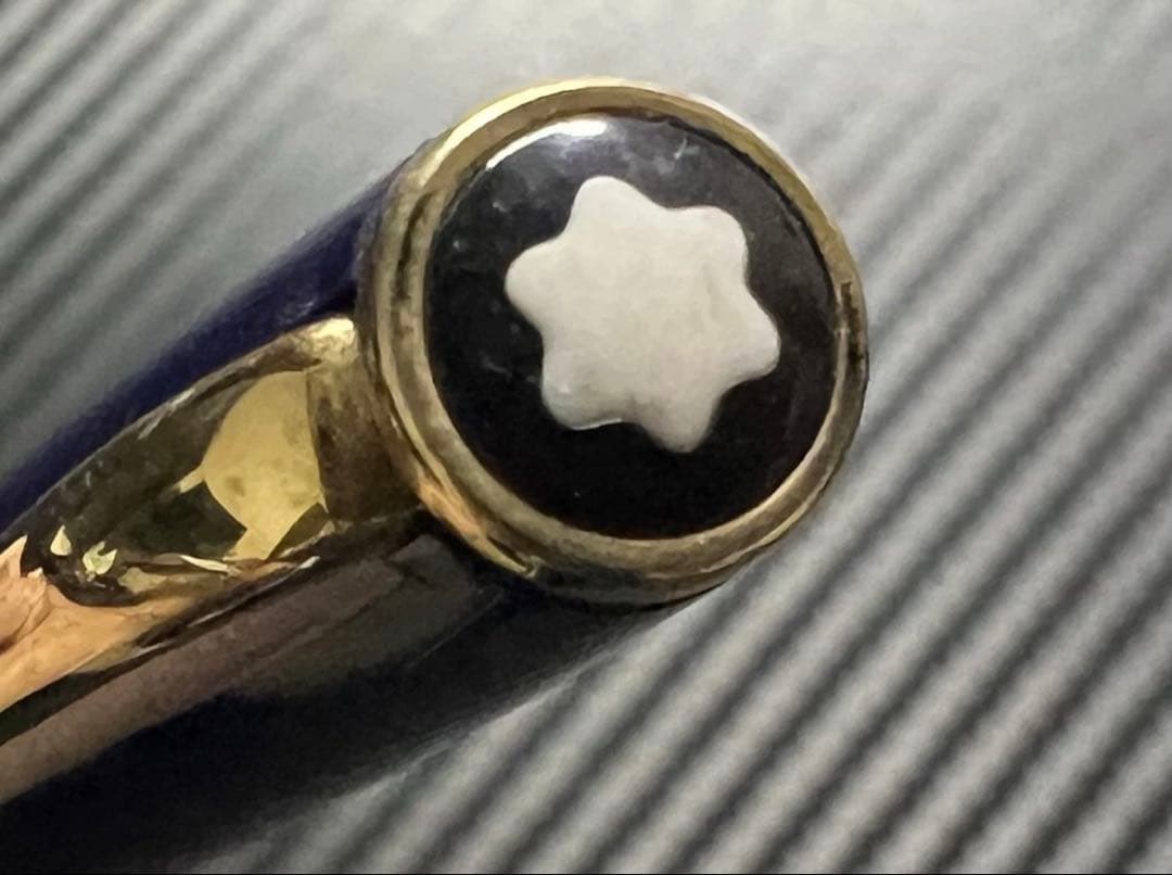 美品 モンブラン ジェネレーション 万年筆 ネイビー M