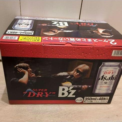 アサヒ スーパードライ 350ml 2ケース 48缶 B'z 限定箱 景品無