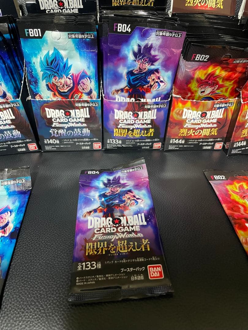 ドラゴンボール フュージョンワールド 未開封　限界 28 烈火 55 覚醒　64