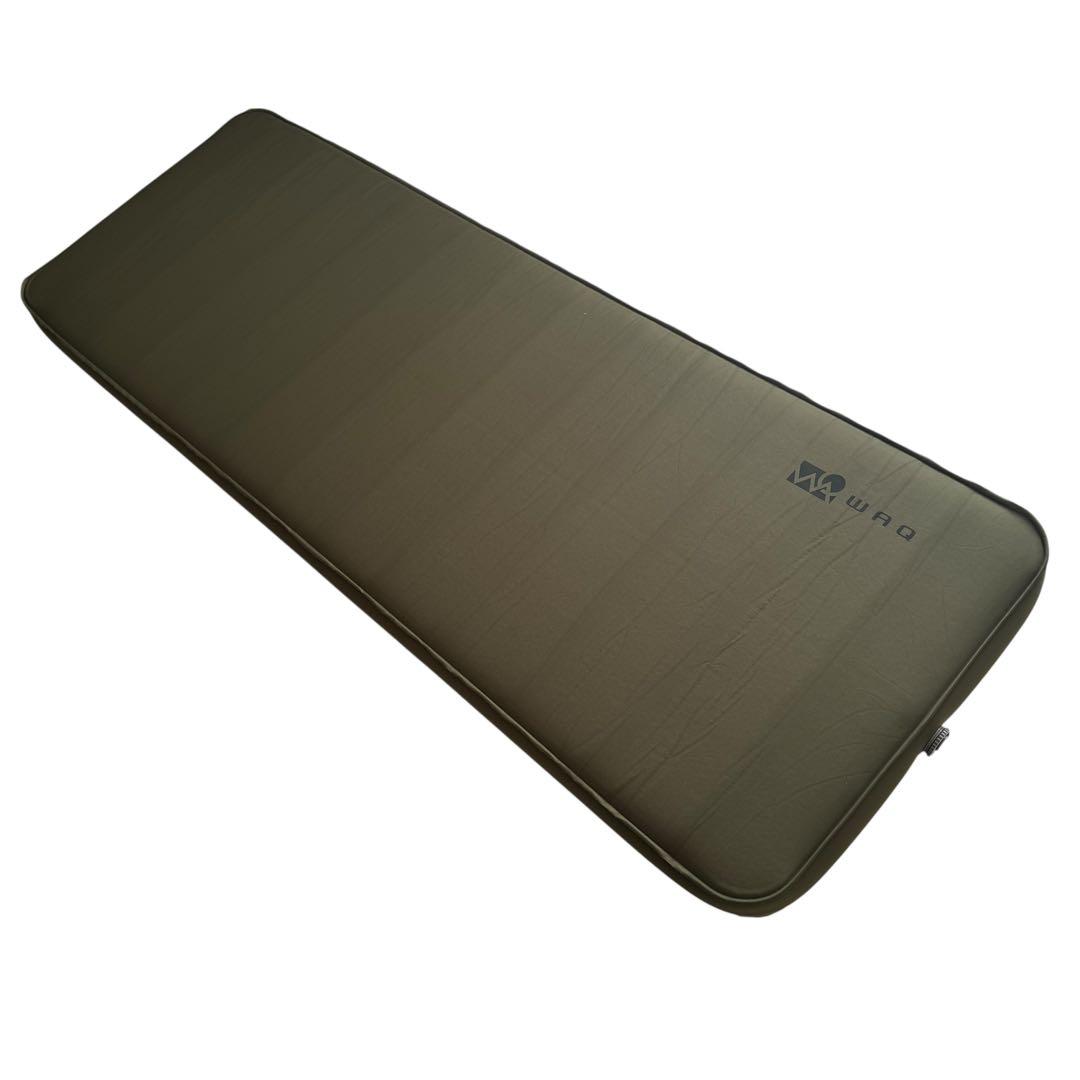 美品 WAQ リラクシングキャンプマット 10cm オリーブ シングル