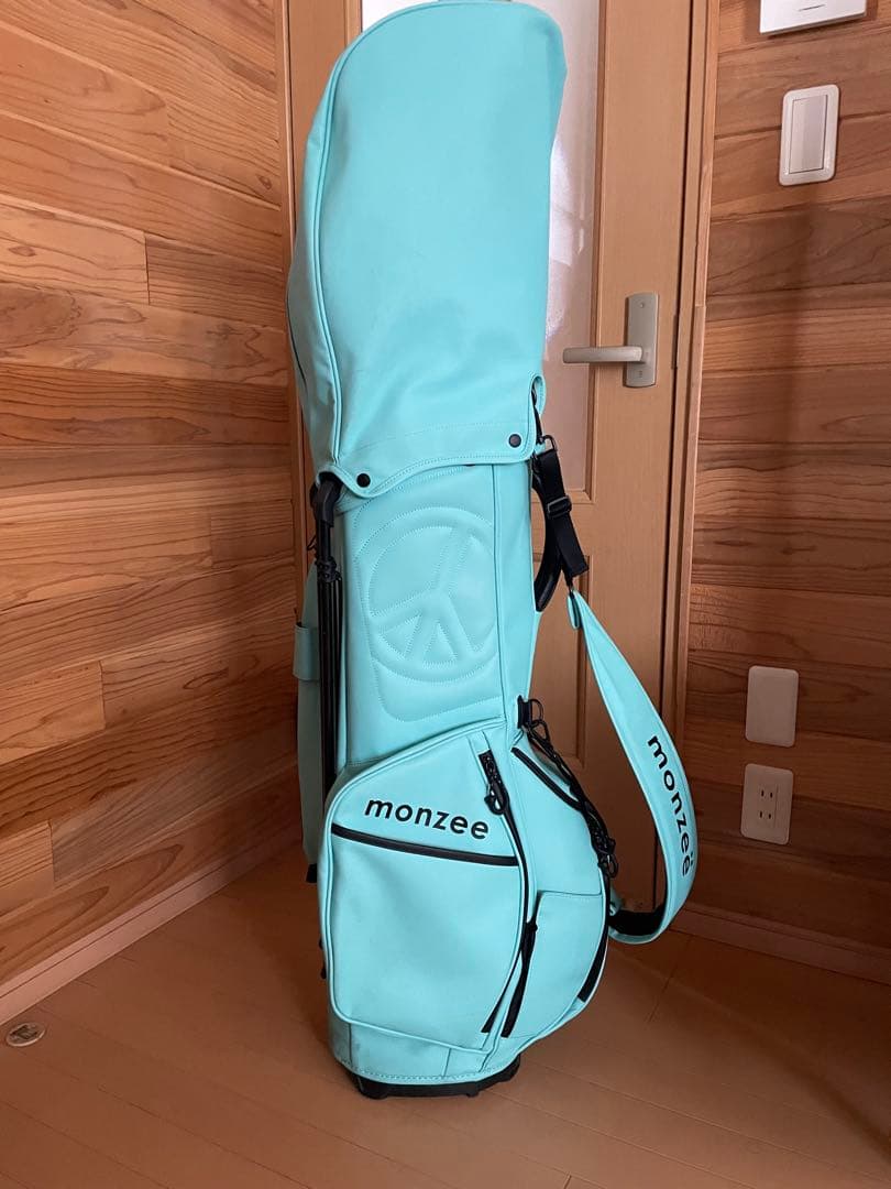 monzee キャディバッグ ターコイズ ヘッドカバー モンジー