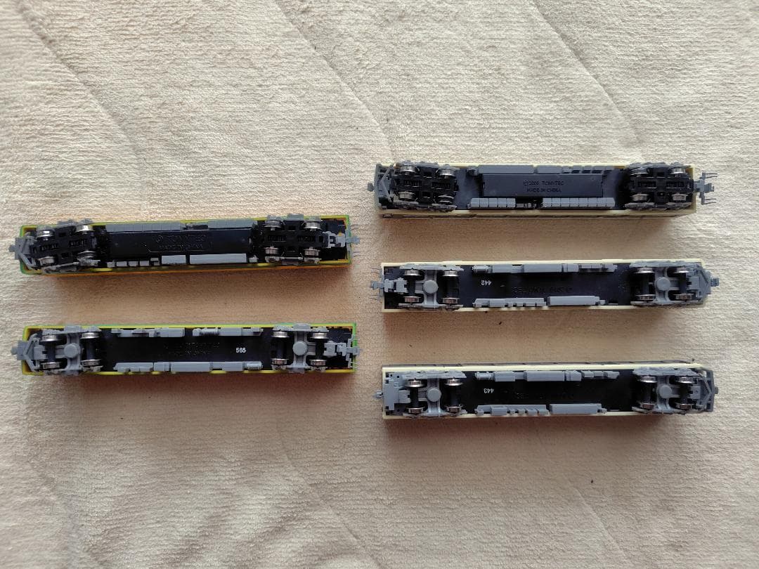 鉄コレ富山地鉄10030形第3編成+14760形(旧色)＝計5両※Nゲージ走行化