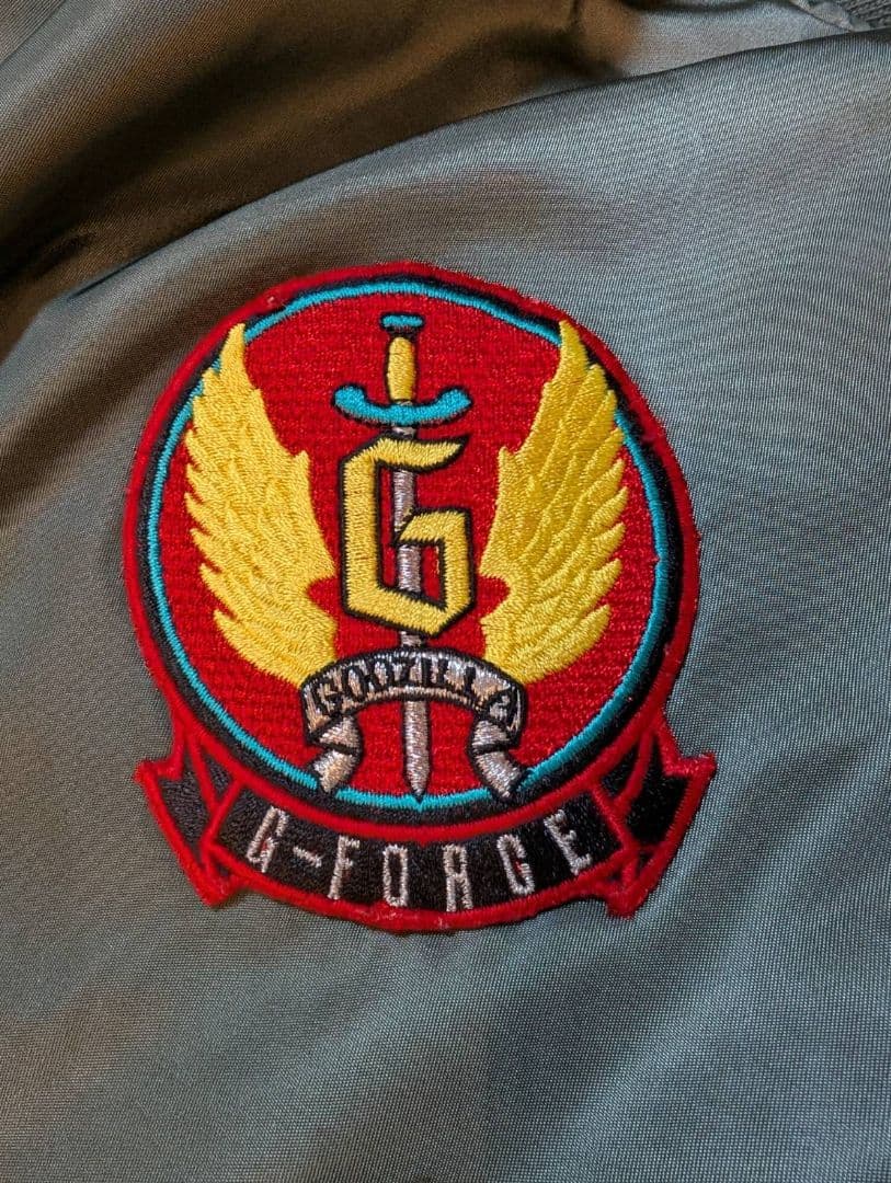 ALPHA コレクション放出【VSゴジラGフォース仕様】MA-1　USA製