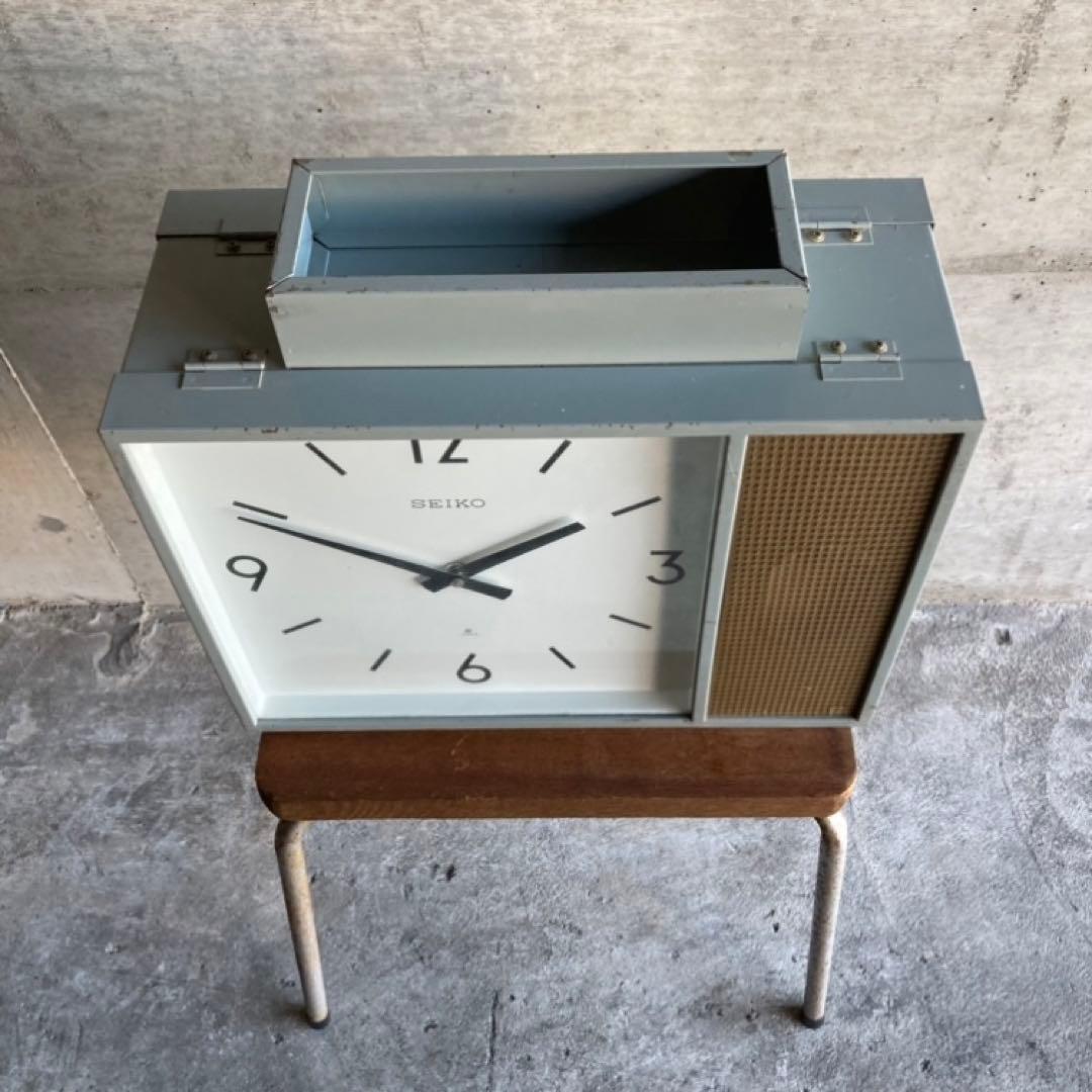 SEIKO セイコー 時計 吊り下げ 大型 学校 スピーカー レア 希少 レトロ