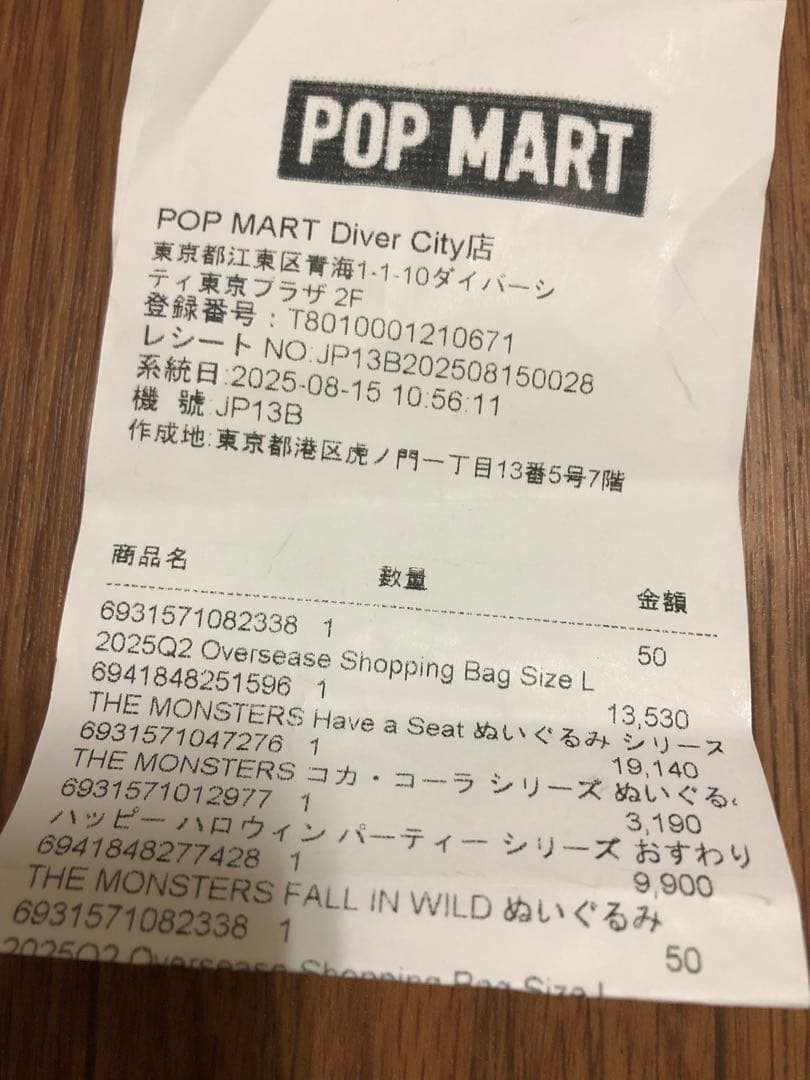 THE MONSTERS Labubu FALL IN WILD ぬいぐるみ