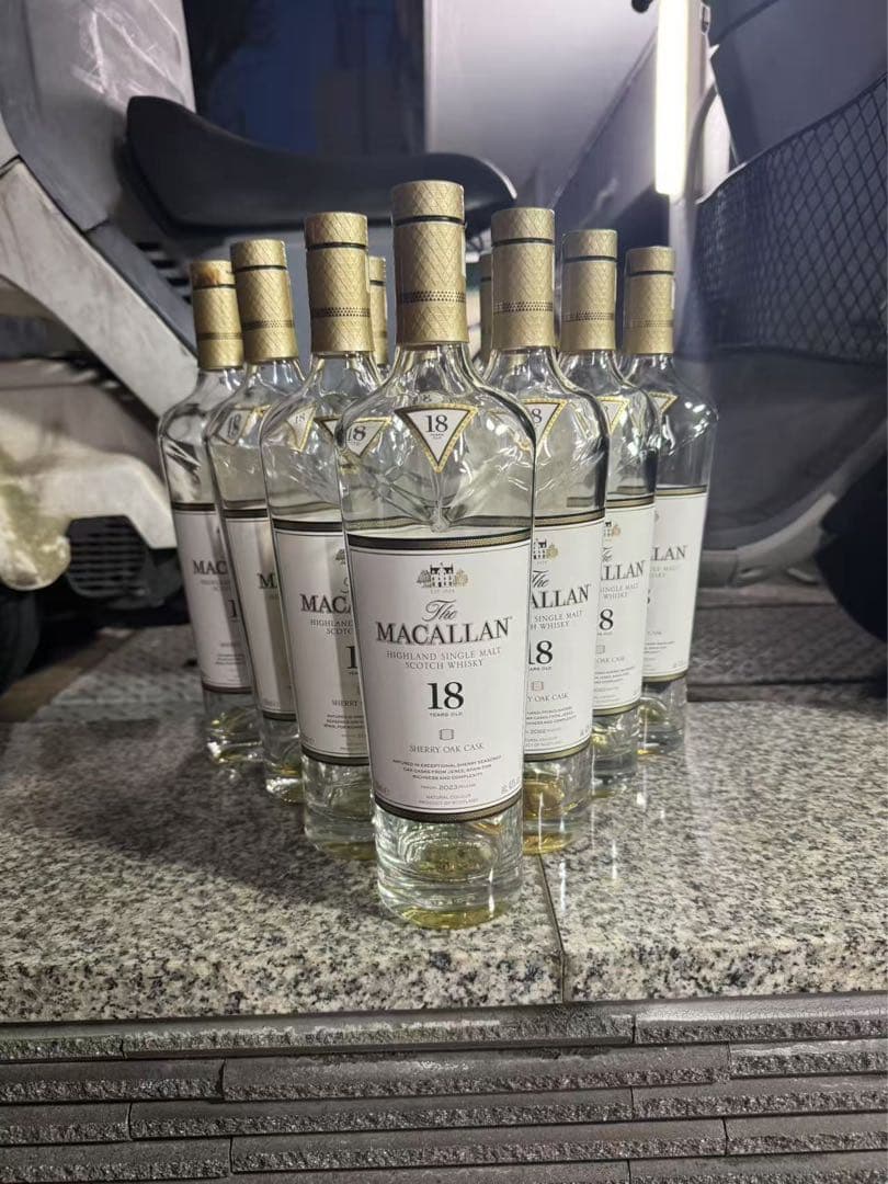 MACALLAN 18年 700ml 複数10本空瓶