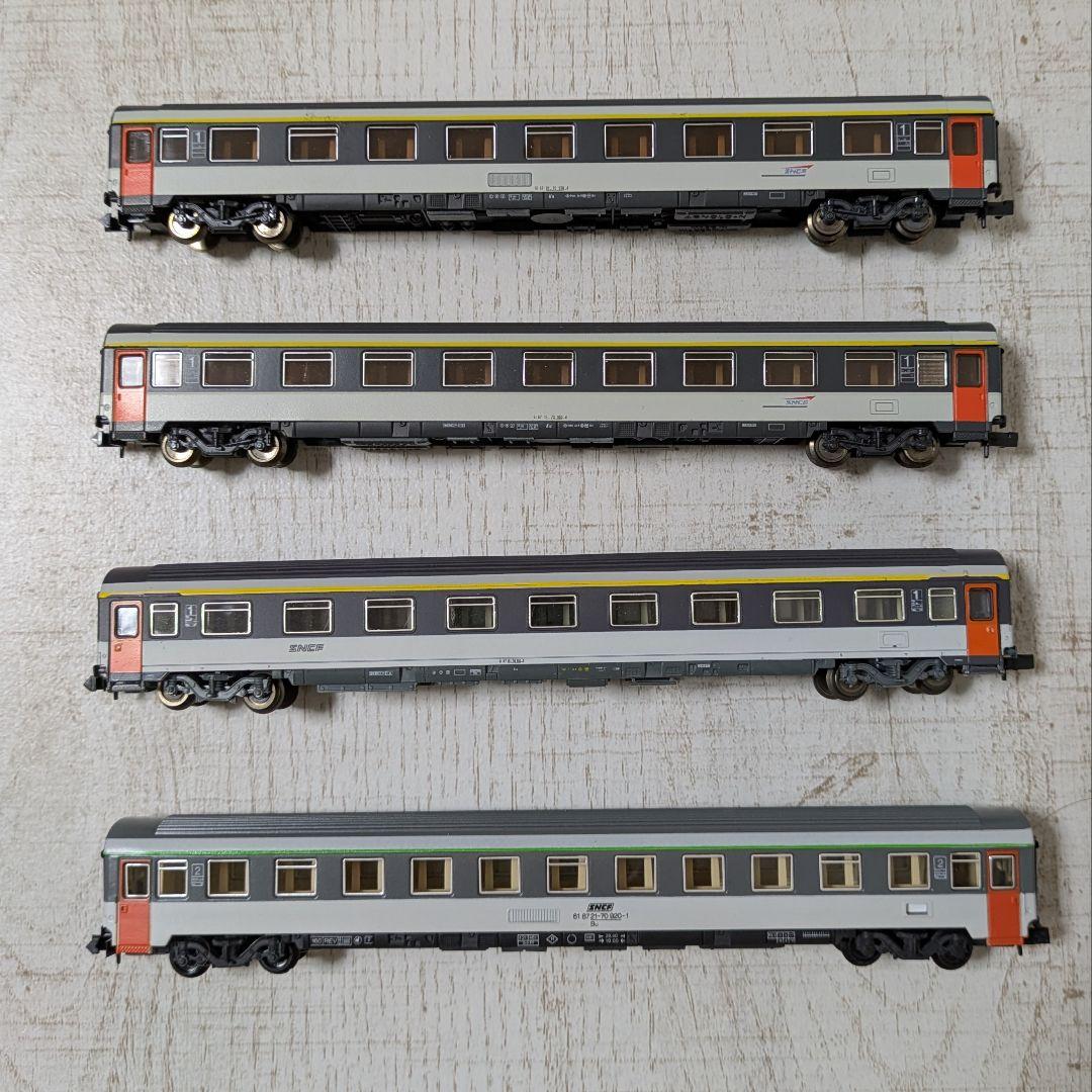 SNCF コライユ客車　4両 Nゲージ