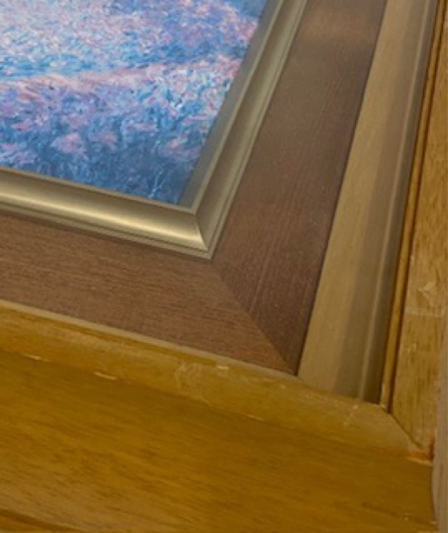 クロード・モネ　ジヴェルニーのモネの庭　複製画　26セ103