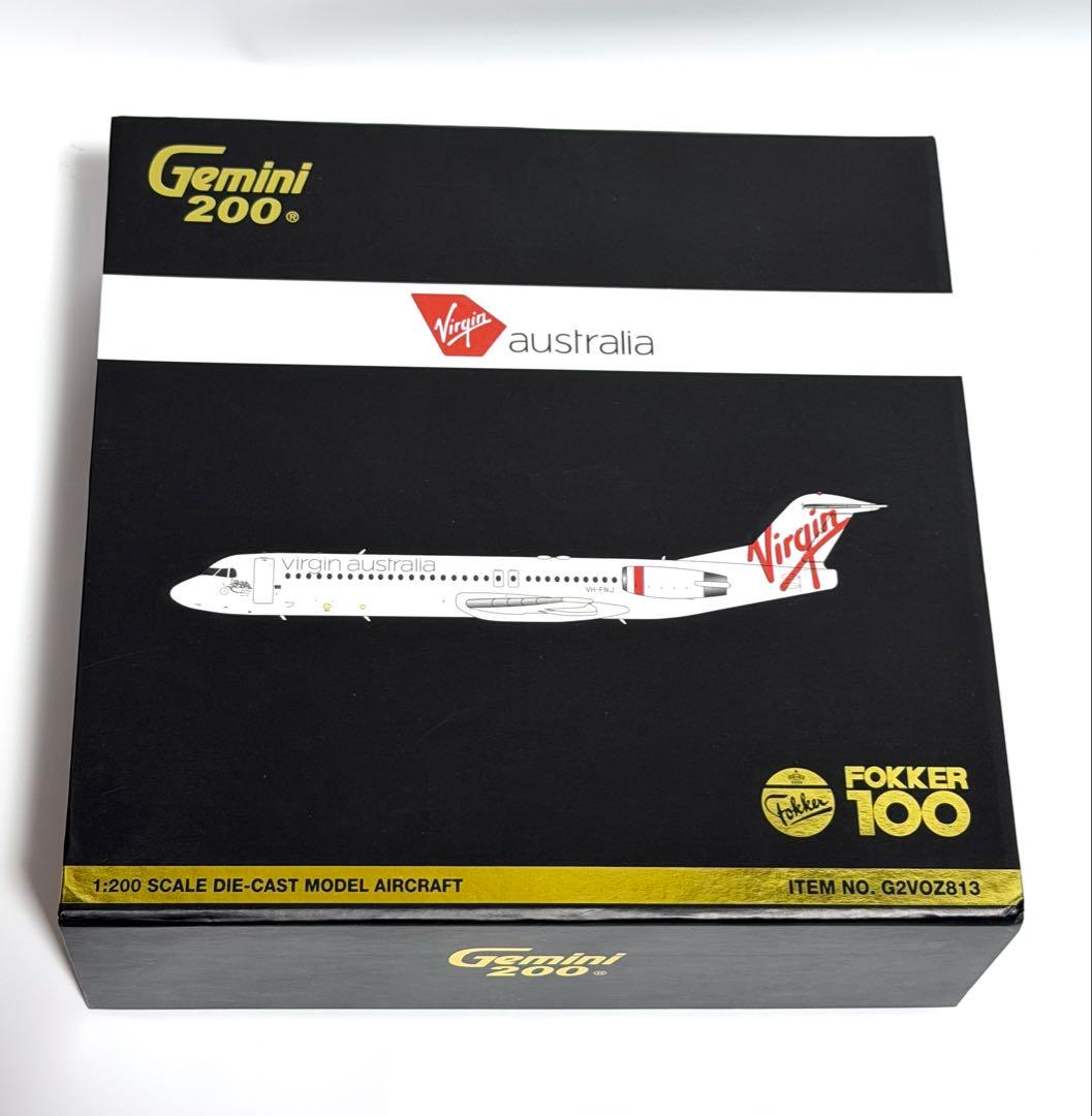 航空機・ヘリコプター Gemini 1/200 Fokker100 Virgin Australia
