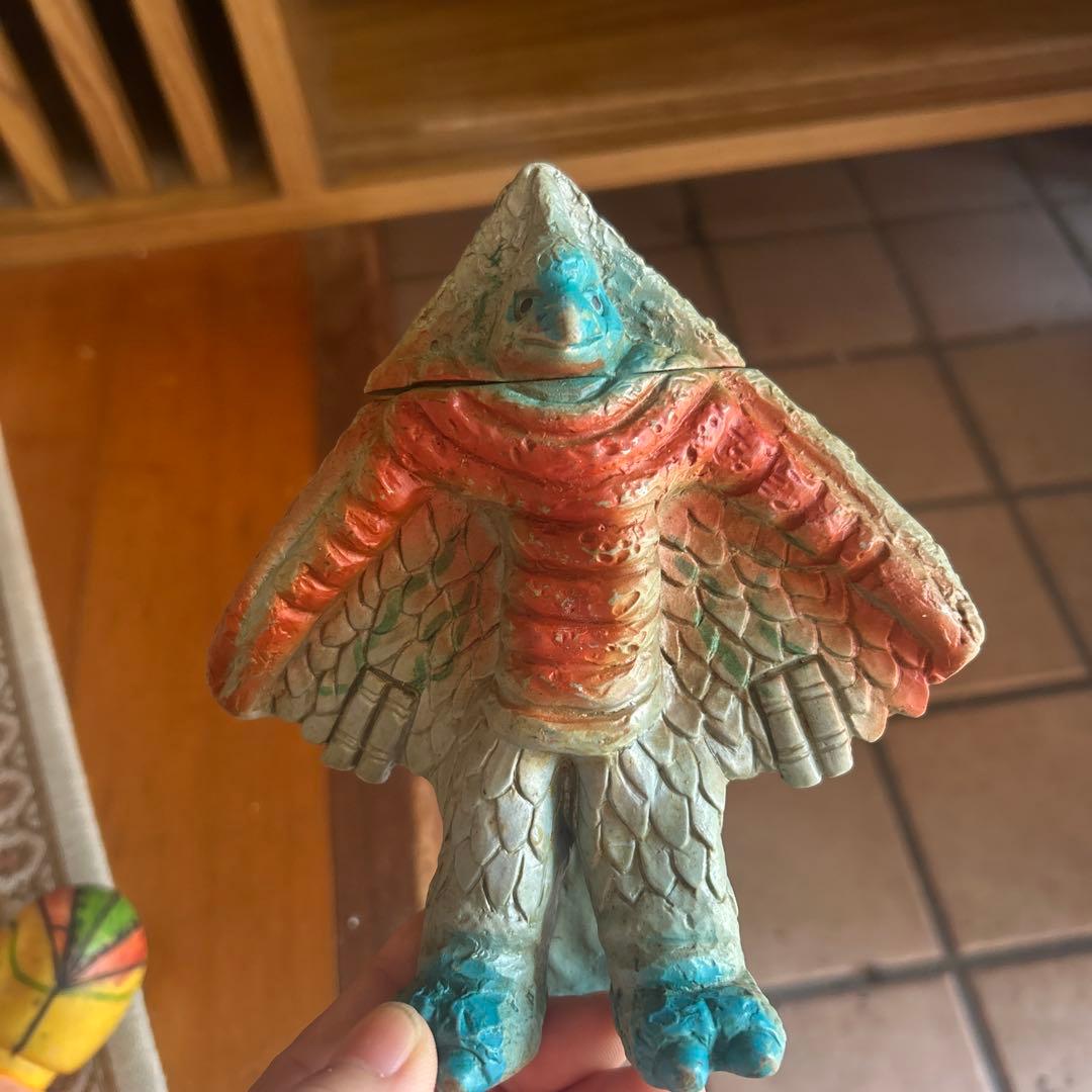 怪獣 ソフビ フィギュア インベラー ブルマァク 鉛筆削り 当時物 美品