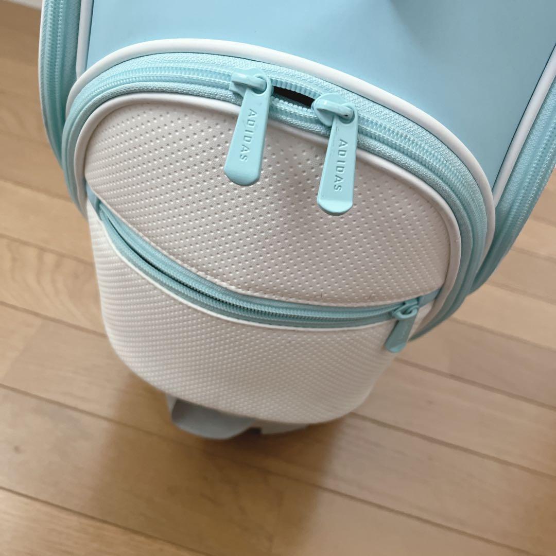 K102 adidas 軽量 スリーストライプ キャディバッグ