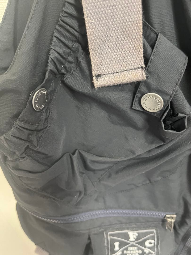 Irie Fishing Club フィッシングベスト 黒