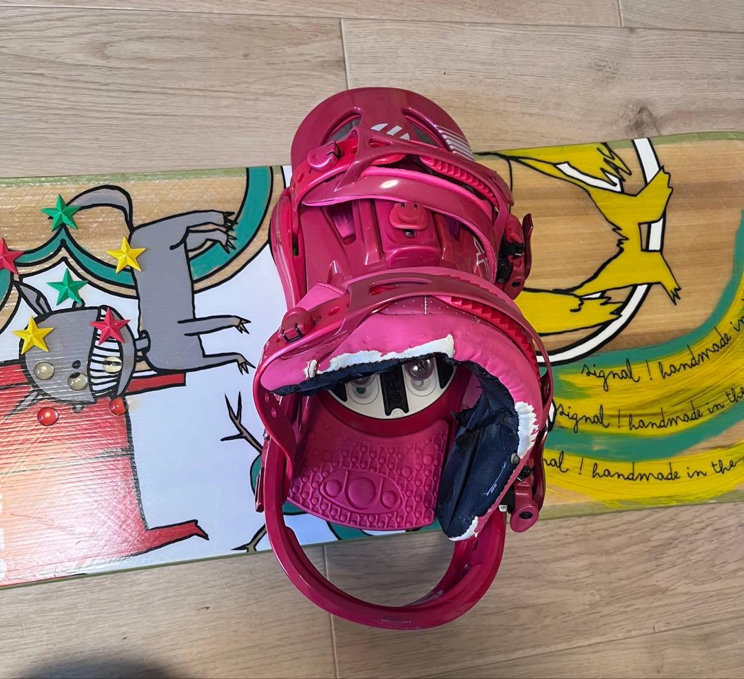 SIGNAL スノーボード バインディング付き　151cm