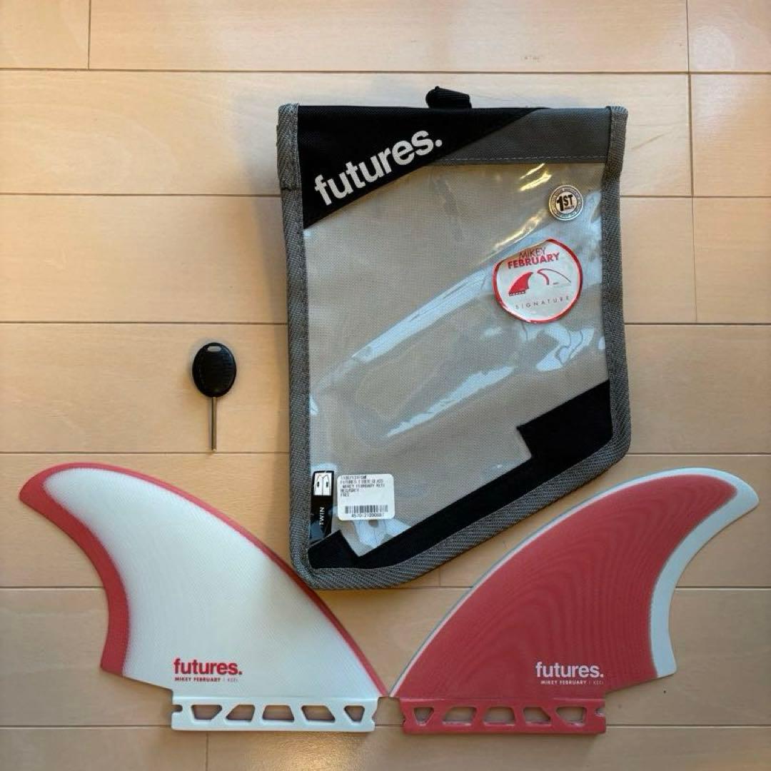 マイキーフェブラリー　キール　フューチャー　ツインフィン