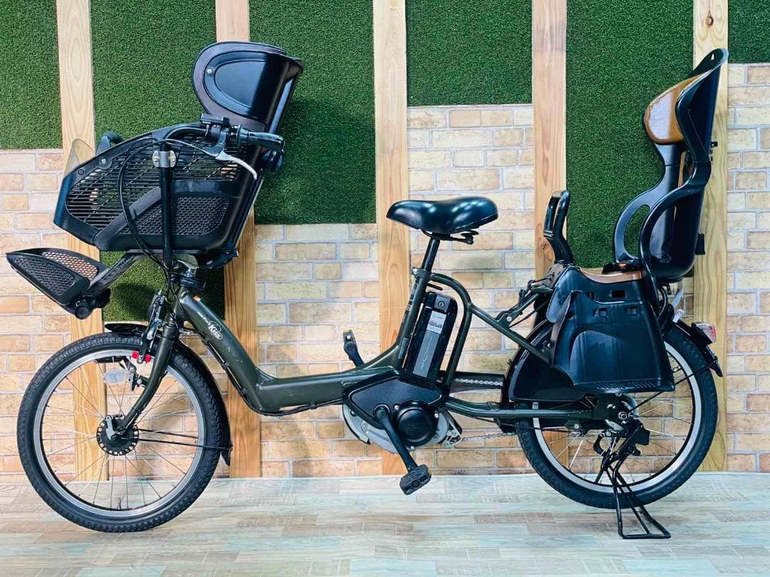 超特価 No1モデル グリーン ヤマハ 子供乗せ電動アシスト ZH3074