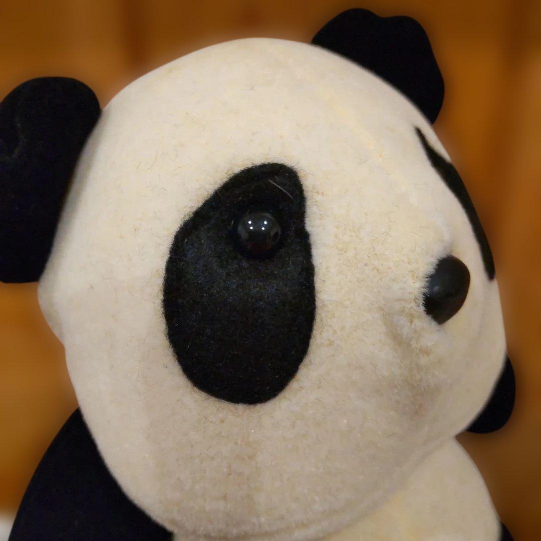 ムニュムニュ　パンダ　昭和レトロ　タグ付き　おふろもいっしょ