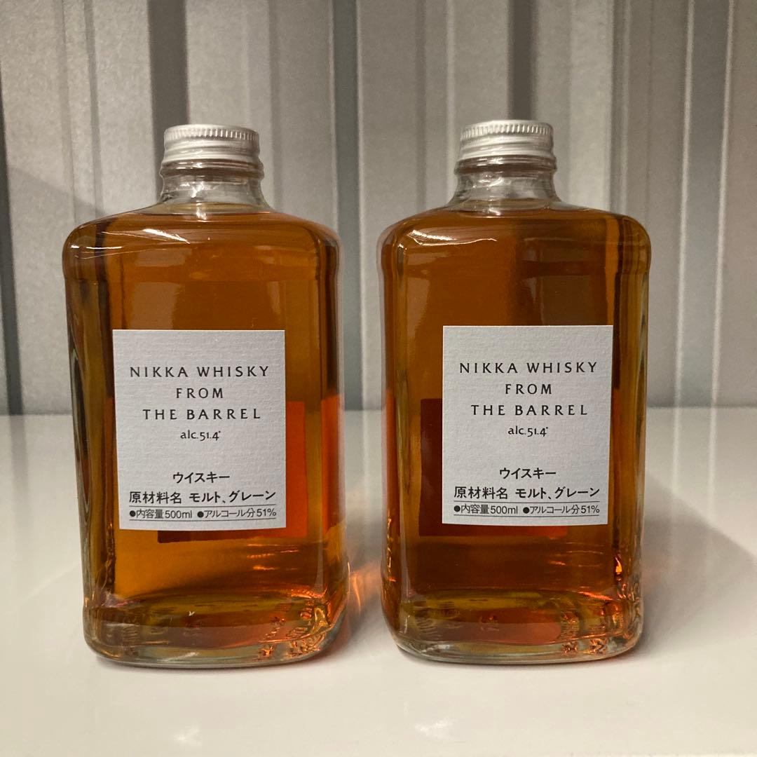 【２本セット】NIKKA FROM THE BARREL 500ml 51.4%