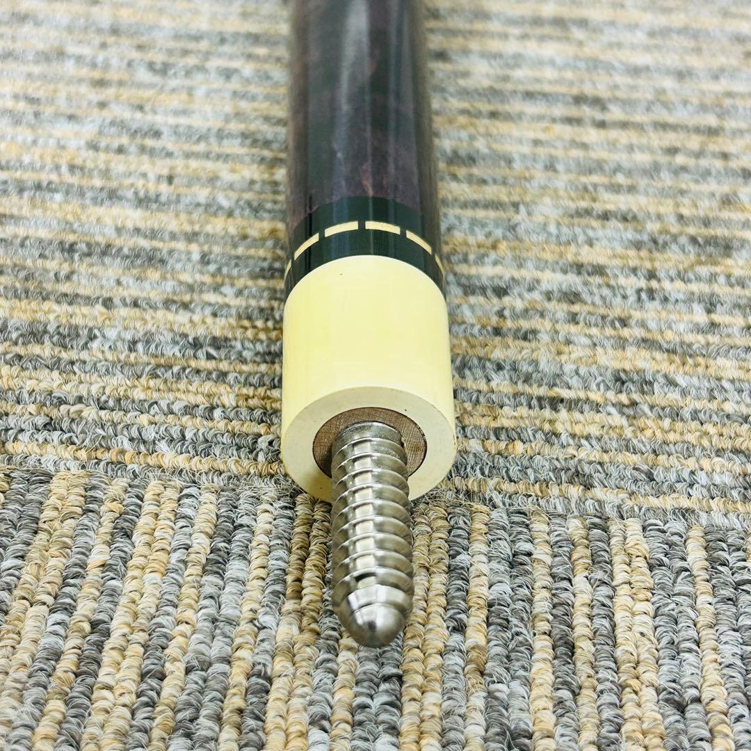 McDermott マクダーモット ビリヤードキュー USA製 ウッドインレイ