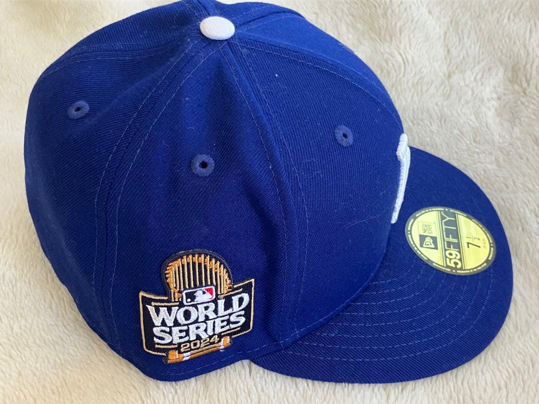 レア7 1/2 ドジャース2024ワールドシリーズチャンピオン記念公式キャップ
