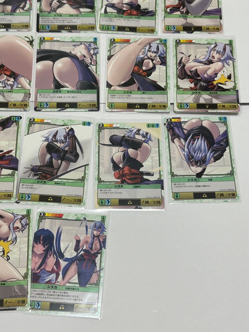 クイーンズブレイド　ザ・デュエル　シズカ　まとめ売りセット