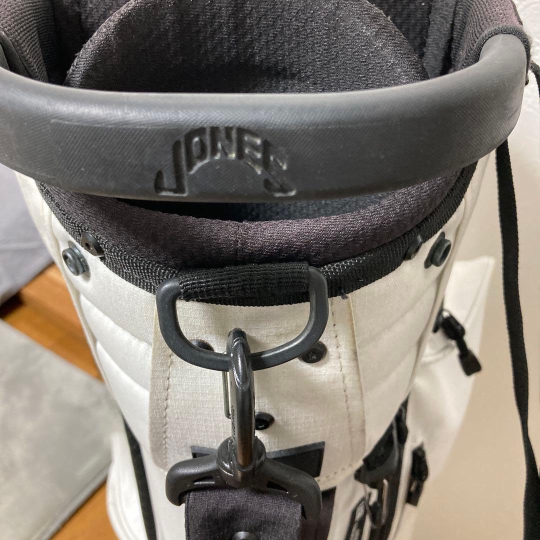 Jones スタンドゴルフバッグ ホワイト
