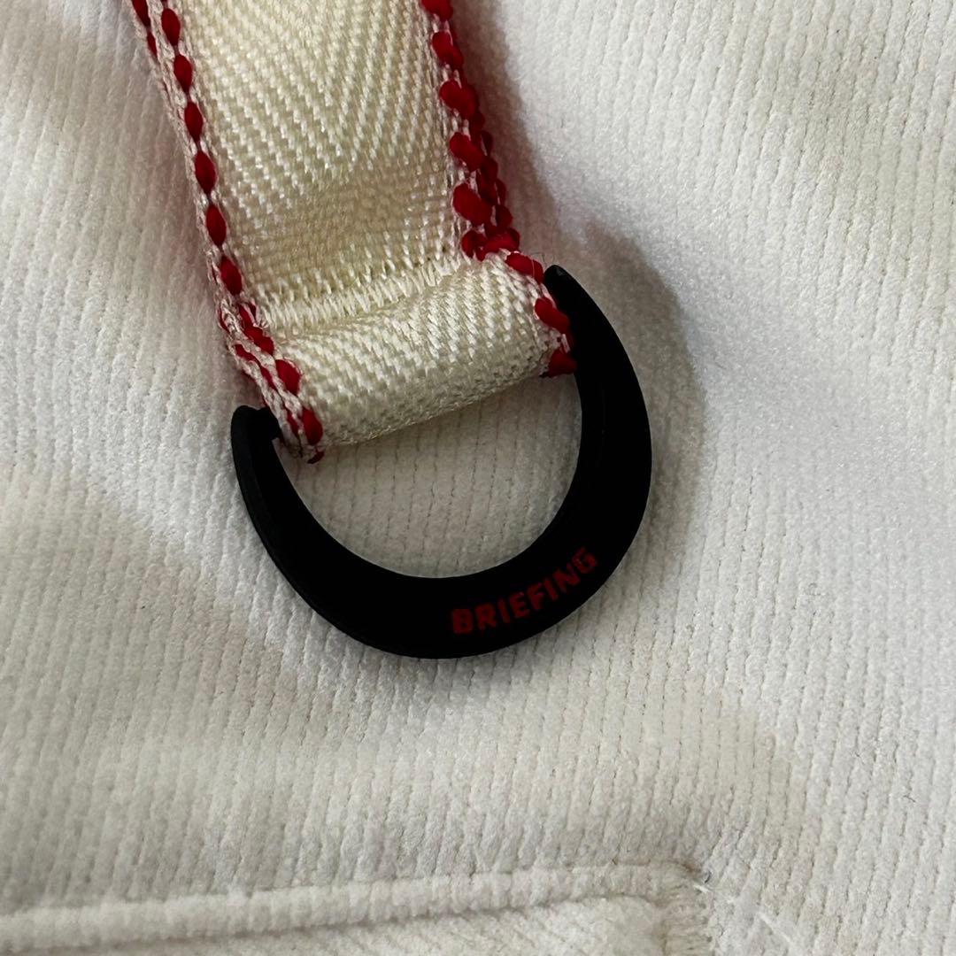 BRIEFING ブリーフィング　ゴルフパンツ　ストレッチ　メンズ　白 M ロゴ