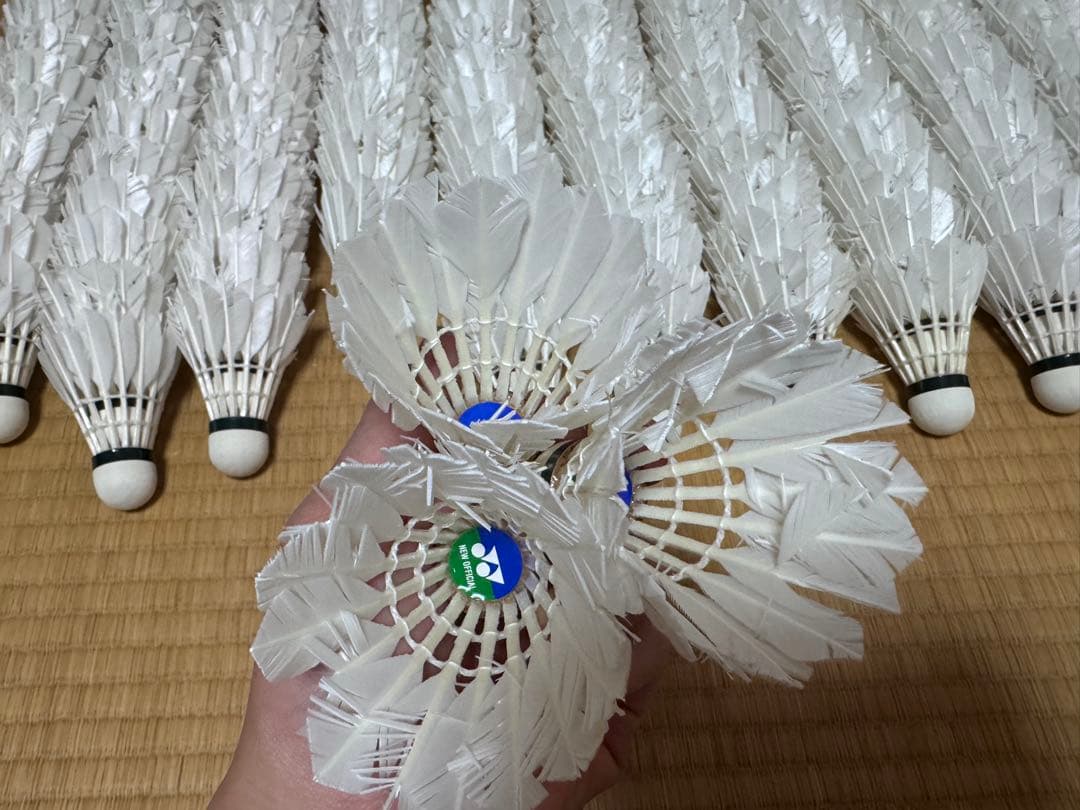 使用済みバドミントンシャトル120個 ⑩