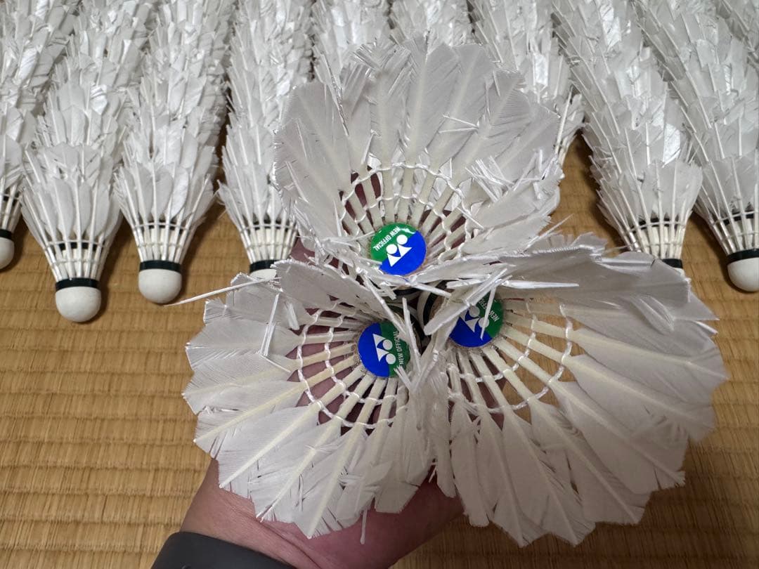 使用済みバドミントンシャトル120個 ⑩