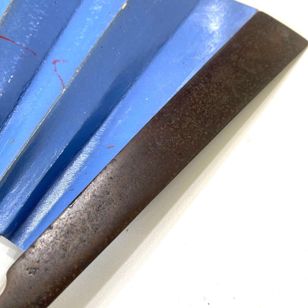 鉄扇　江戸期実物 修繕　新選組　芹沢鴨 再現仕様　軍扇型