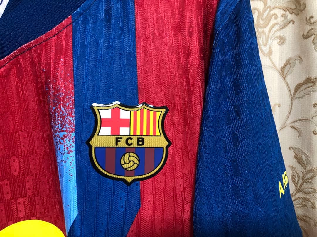 [美品]バルセロナ25-26 4th ラミン・ヤマル オーセンティック Lサイズ