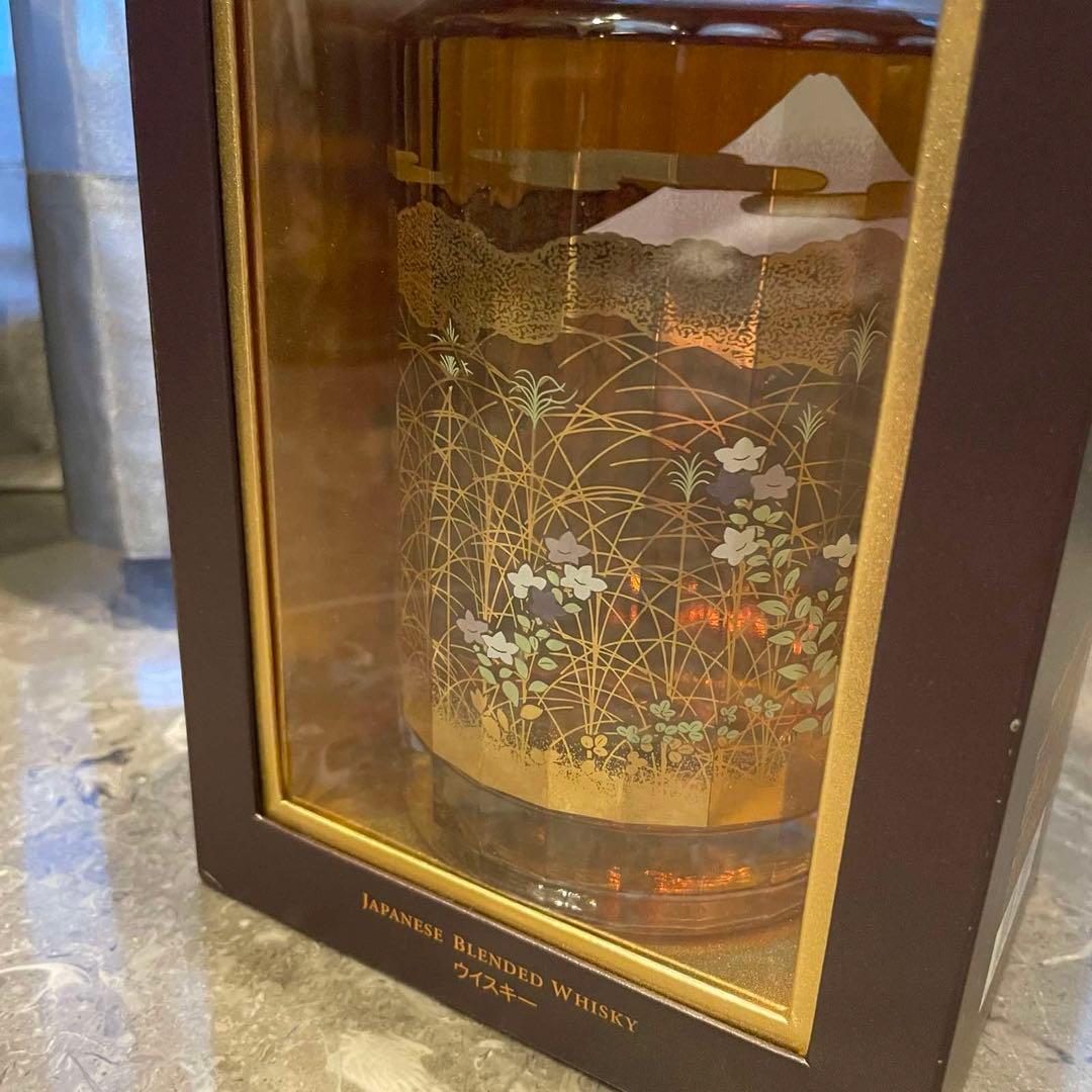 SUNTORY サントリーウイスキー 響 17年　 意匠ボトル　武蔵野富士　箱付
