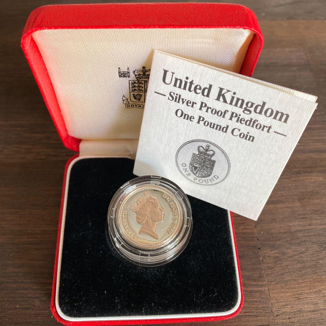 イギリス　1ポンド　ピエフォー　1988年